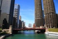 Chicago River Bridge Royalty Free Stock Photo