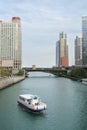 Chicago River Ferry Royalty Free Stock Photo