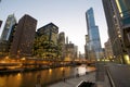 Chicago River at Night