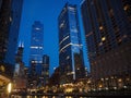 Chicago Riverfront at Blue Hour