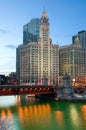 Chicago riverside Royalty Free Stock Photo