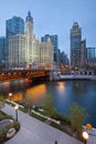 Chicago riverside. Royalty Free Stock Photo