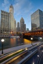 Chicago Riverside. Royalty Free Stock Photo