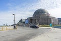 Chicago`s Adler Planetarium & Astronomy Museum and Burnham Harbor in Chicago