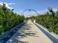 Bloomingdale Trail in Chicago, USA Royalty Free Stock Photo