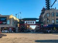 Chicago's Chinatown gateway main entrance