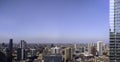 Chicago`s Near West side, including Fulton Market. Aerial panorama, cityscape. USA. Royalty Free Stock Photo