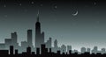 Chicago skiline at Night -