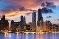 Chicago Skyline Royalty Free Stock Photo