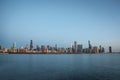 Chicago Skyline from Across the Lake Royalty Free Stock Photo