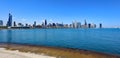 The Chicago skyline.