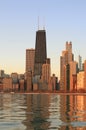 Chicago Skyline at Dawn Royalty Free Stock Photo