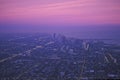 The Chicago Skyline at Dawn, Chicago, Illinois Royalty Free Stock Photo