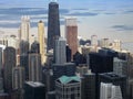 Chicago skyline downtown Royalty Free Stock Photo
