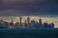Chicago Skyline at dusk Royalty Free Stock Photo