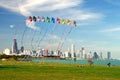 Chicago Skyline And Kites