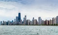 Chicago Skyline north view Royalty Free Stock Photo