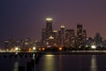 Chicago Skyline Panorama at Dusk Royalty Free Stock Photo