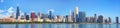 Chicago skyline panorama Royalty Free Stock Photo