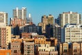 Chicago Skyline Scene in the Old Town and Gold Coast Neighborhoods Royalty Free Stock Photo