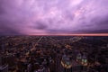 Chicago skyline seen from Skydeck in Willis Tower Royalty Free Stock Photo