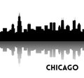 Chicago skyline silhouette