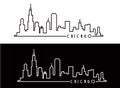 Chicago Skyline Royalty Free Stock Photo