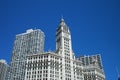 Chicago Skyscrapers - Wrigley Building Royalty Free Stock Photo