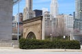 Chicago Stock Exchange Arch, a fragment from Chicago Stock Exchange Building Royalty Free Stock Photo