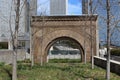 Chicago Stock Exchange Arch, a fragment from Chicago Stock Exchange Building Royalty Free Stock Photo