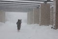 Chicago Storm -- Students at IIT