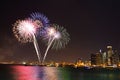 Chicago summer fireworks