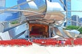 Chicago Symphony Orchestra practicing in Jay Pritzer Pavillion