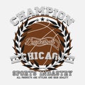 Chicago t-shirt,basketball graphic