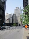 Chicago USA downtown architecture building skyscrapers view day