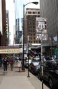 Chicago, USA - June 06, 2018: Historic Route 66 Begin Sign in Ch Royalty Free Stock Photo