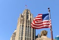 Chicago, USA - June 04, 2018: Tribune Tower skyscraper in Chicago, Illinois, United States Royalty Free Stock Photo