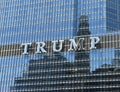 Chicago, USA - June 04, 2018: Trump International Hotel & Tower Royalty Free Stock Photo