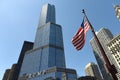 Chicago, USA - June 04, 2018: Trump International Hotel & Tower Royalty Free Stock Photo