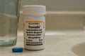 A bottle of Truvada PrEP medication used to treat HIV and prevent HIV infection. Chronic illness, modern medicine