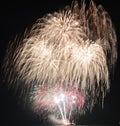 Chicago, USA. 1st January 2017. Fireworks at Navy Pier to welcome 2017 to Chicago