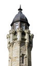 Chicago Water Tower Isolated Royalty Free Stock Photo