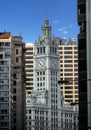 Chicago Wrigley Building Clock Tower Royalty Free Stock Photo