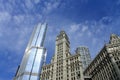 Chicago Wrigley Building and Trump Tower