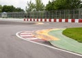The chicane approaching wall of champions on Circuit Gilles Villeneuve