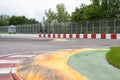 The chicane approaching wall of champions on Circuit Gilles Villeneuve