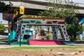 Chicano Park Pavilion/Kiosko With Murals