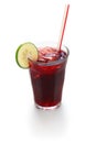 Chicha morada, peruvian purple corn drink Royalty Free Stock Photo