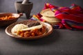 Chicharron Tacos de guisado mexico Royalty Free Stock Photo