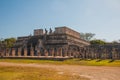 Chichen Itza, Columns in the Temple of a Thousand Warriors, Mexico